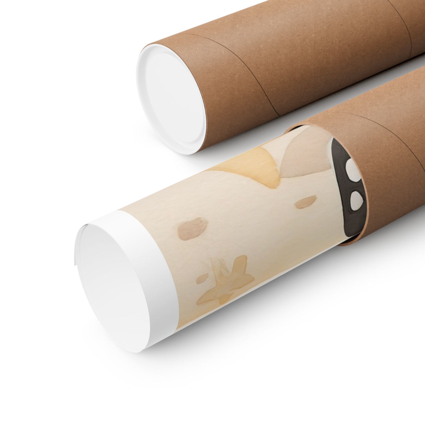 Whimsical Panda Beach Poster, Cute Animal Art Decoration, Kid's Room Decor, Playroom Wall Art, Baby Shower Gift, Nursery Decor