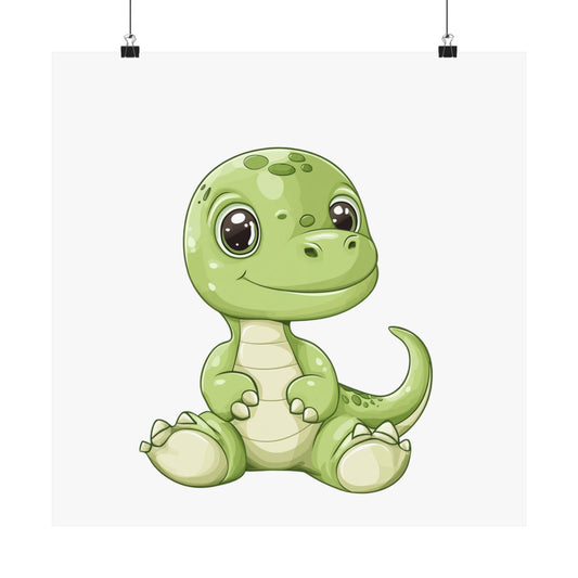 Cute Dinosaur Matte Vertical Posters, Nursery Wall Art, Children's Room Decor, Baby Shower Gift, Kid's Artwork