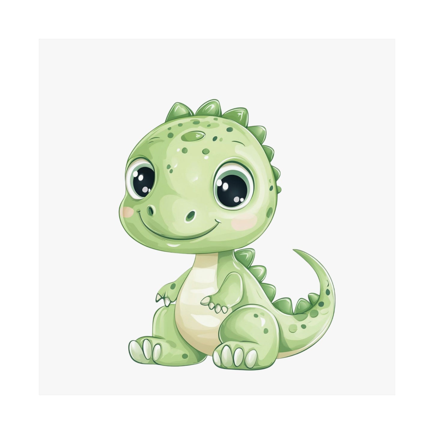 Cute Dinosaur Matte Vertical Posters, Nursery Decor, Kids Wall Art, Playroom Decoration, Animal Print, Gift for Children