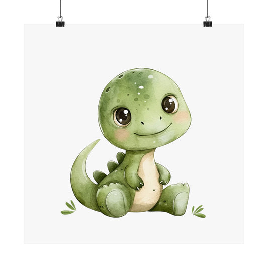 Cute Dinosaur Wall Art Print, Nursery Decor, Baby Shower Gift, Kids Room Decoration, Playful Home Decor