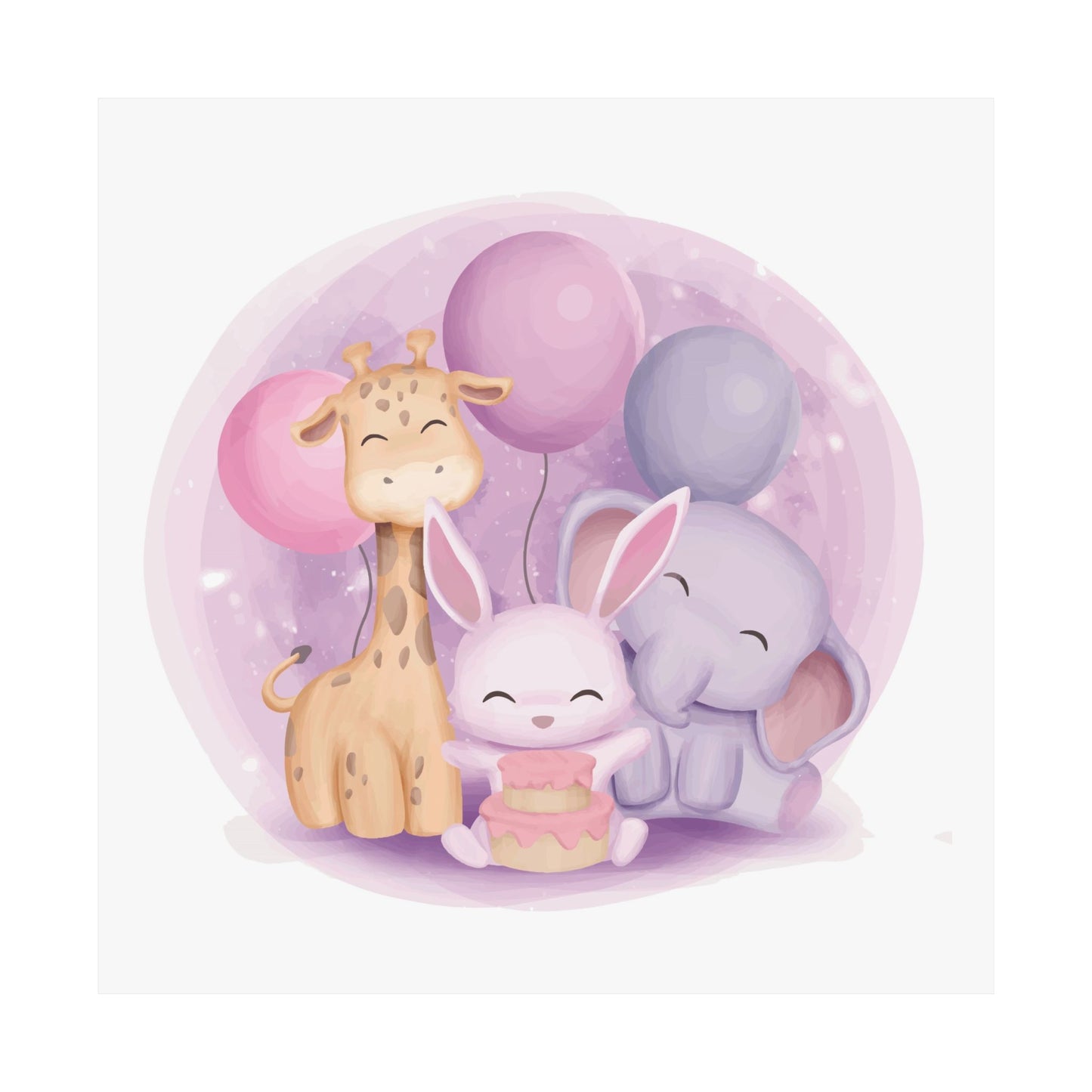 Cute Animal Nursery Posters, Whimsical Wall Art for Kids’ Rooms, Baby Shower Gift, Children's Decor, Fun Birthday Present