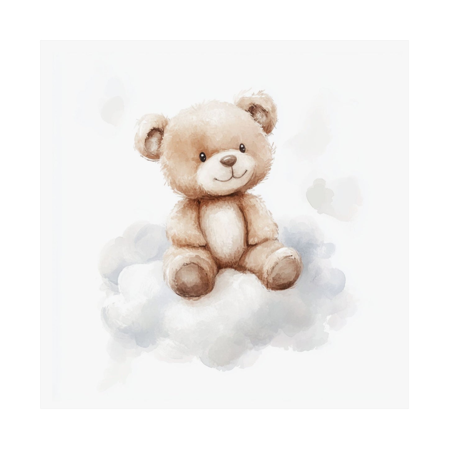 Cute Bear Nursery Decor, Matte Vertical Posters for Baby Rooms, Wall Art for Kids, Teddy Bear Prints, Baby Shower Gift
