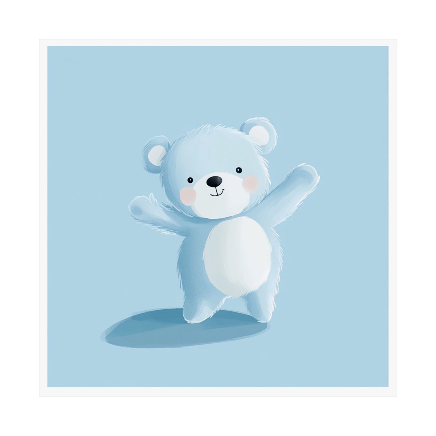 Adorable Bear Vertical Posters, Cute Wall Art, Nursery Decor, Kids Room Decoration, Baby Shower Gift