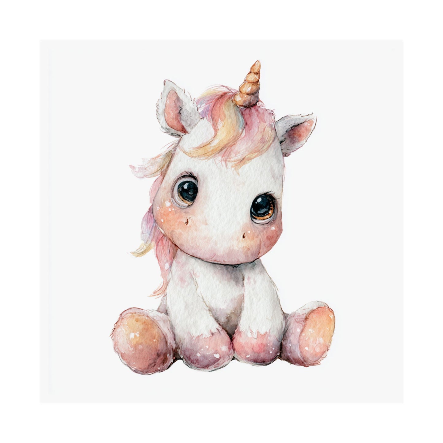 Cute Unicorn  Poster, Kids Room Decor, Nursery Art