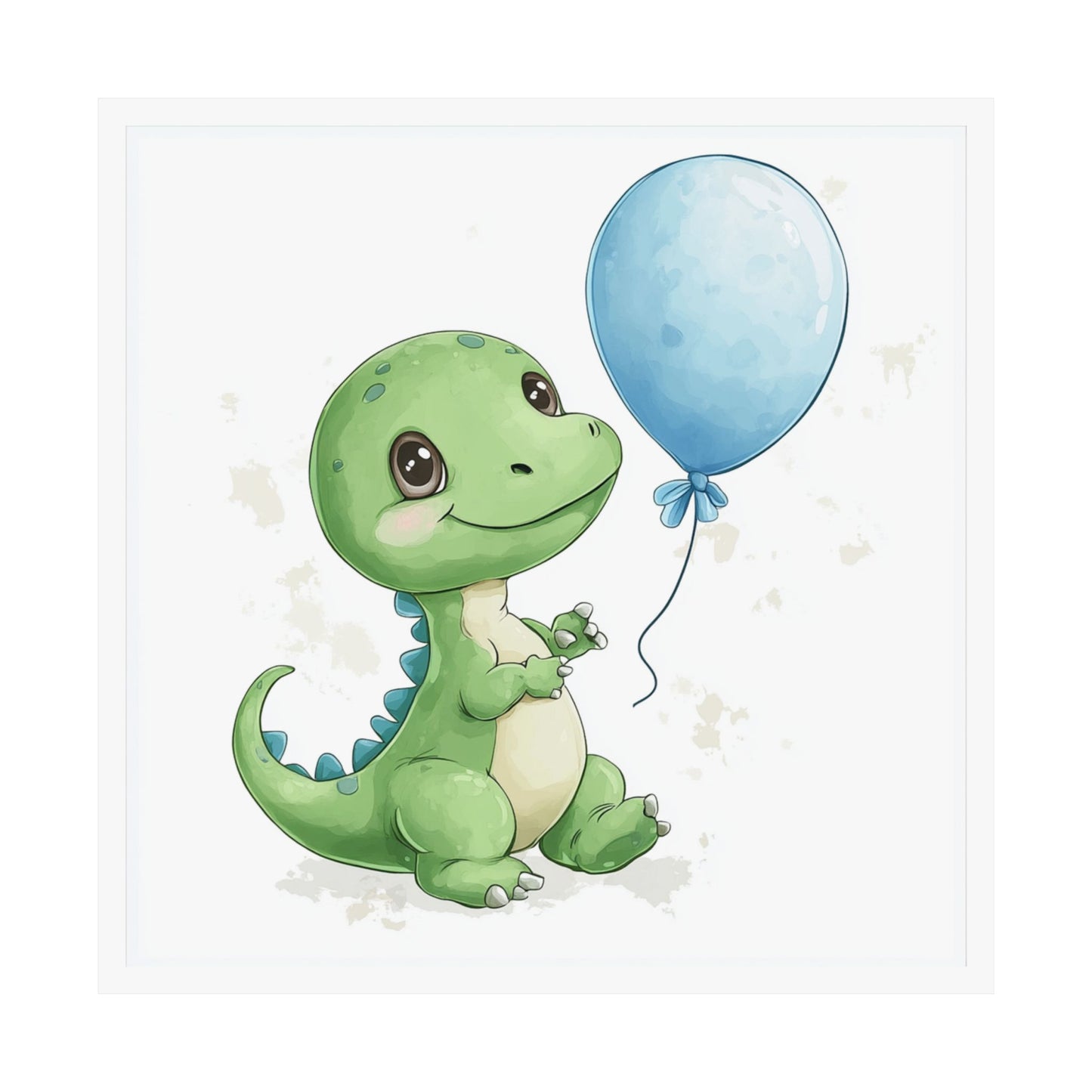 Dinosaur Birthday Poster, Nursery Wall Art, Cute Kid's Room Decor, Baby Shower Gift, Kids Dinosaur Print