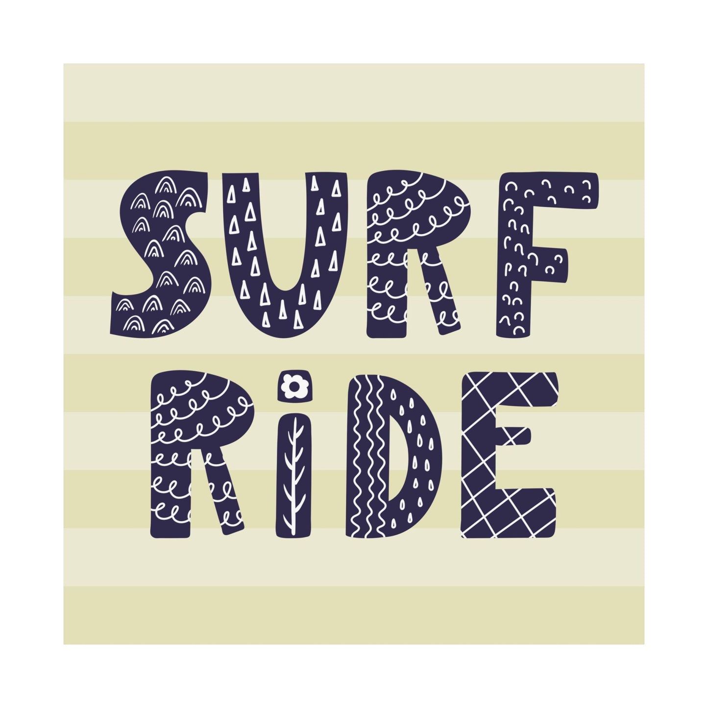 Surf Ride Matte Vertical Poster, Coastal Decor, Beach Wall Art, Surfing Gift, Home Decor Print, Nautical Wall Hanging