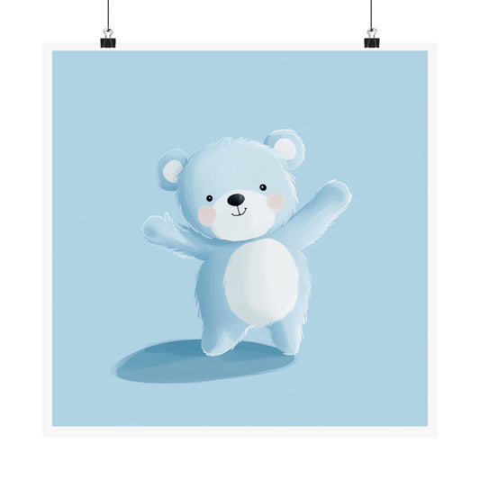 Adorable Bear Vertical Posters, Cute Wall Art, Nursery Decor, Kids Room Decoration, Baby Shower Gift