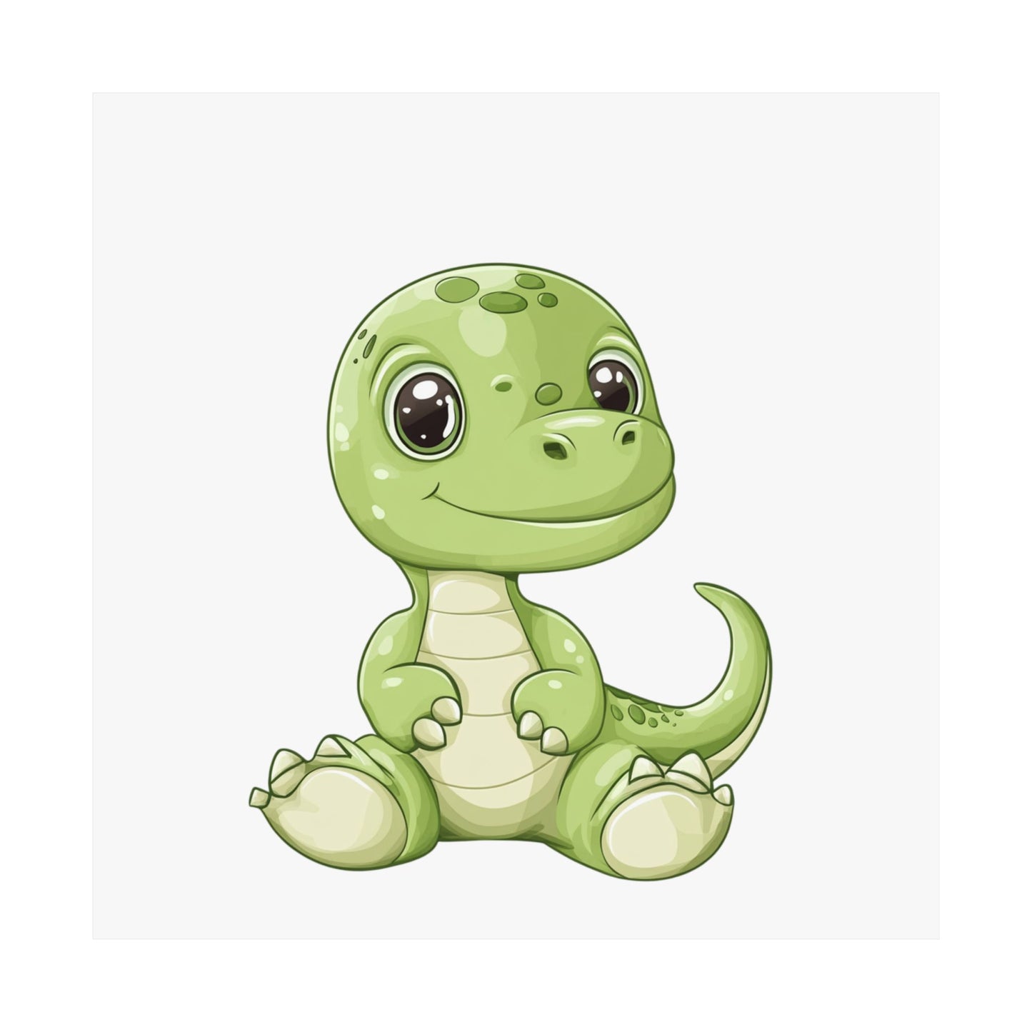 Cute Dinosaur Matte Vertical Posters, Nursery Wall Art, Children's Room Decor, Baby Shower Gift, Kid's Artwork