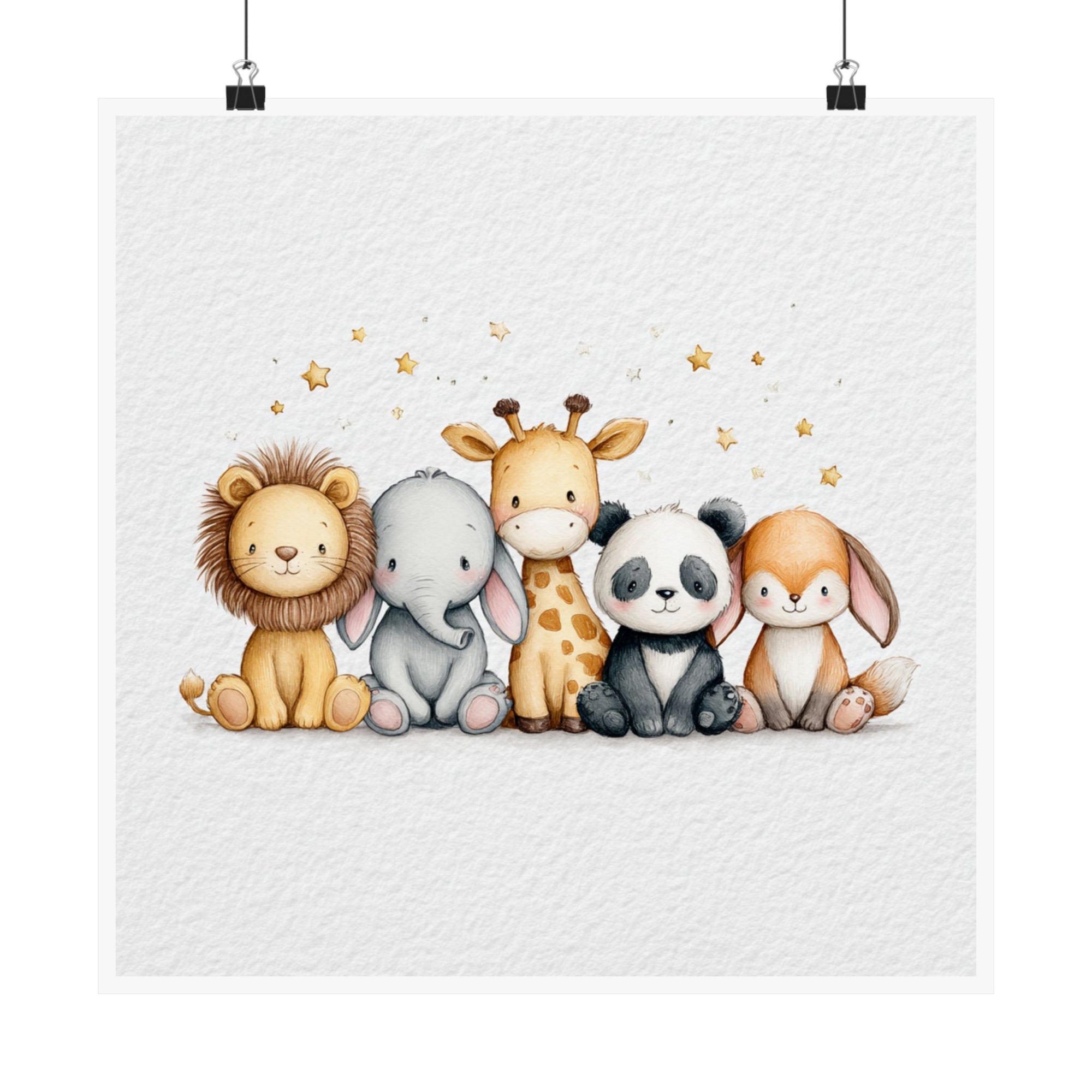 Adorable Animal Nursery Prints, Cute Kids Room Decor, Baby Shower Gift, Children's Wall Art, Playroom Decoration