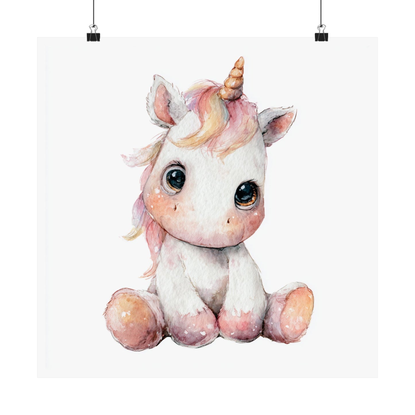 Cute Unicorn  Poster, Kids Room Decor, Nursery Art